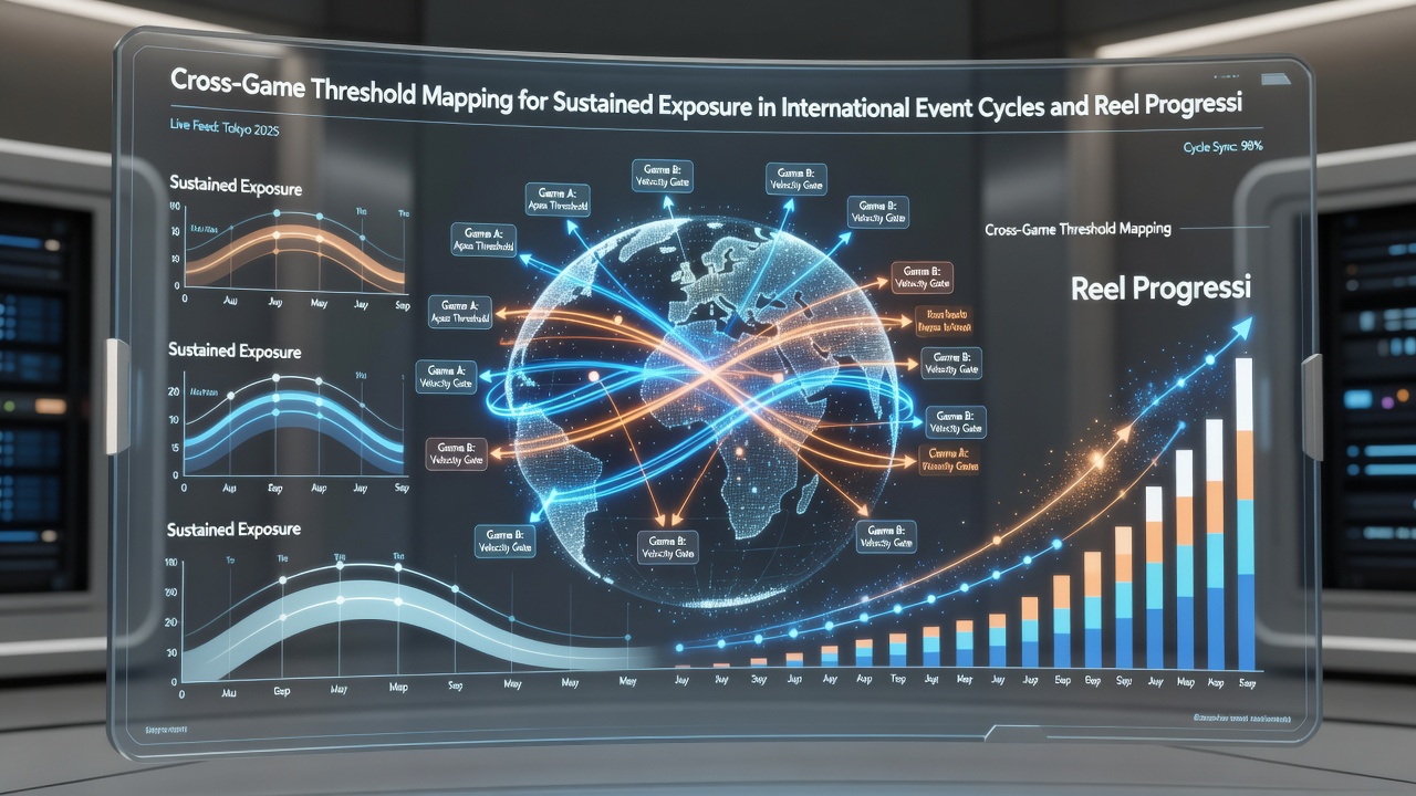 Chart showing reel progression tracking integrated with international event cycle data