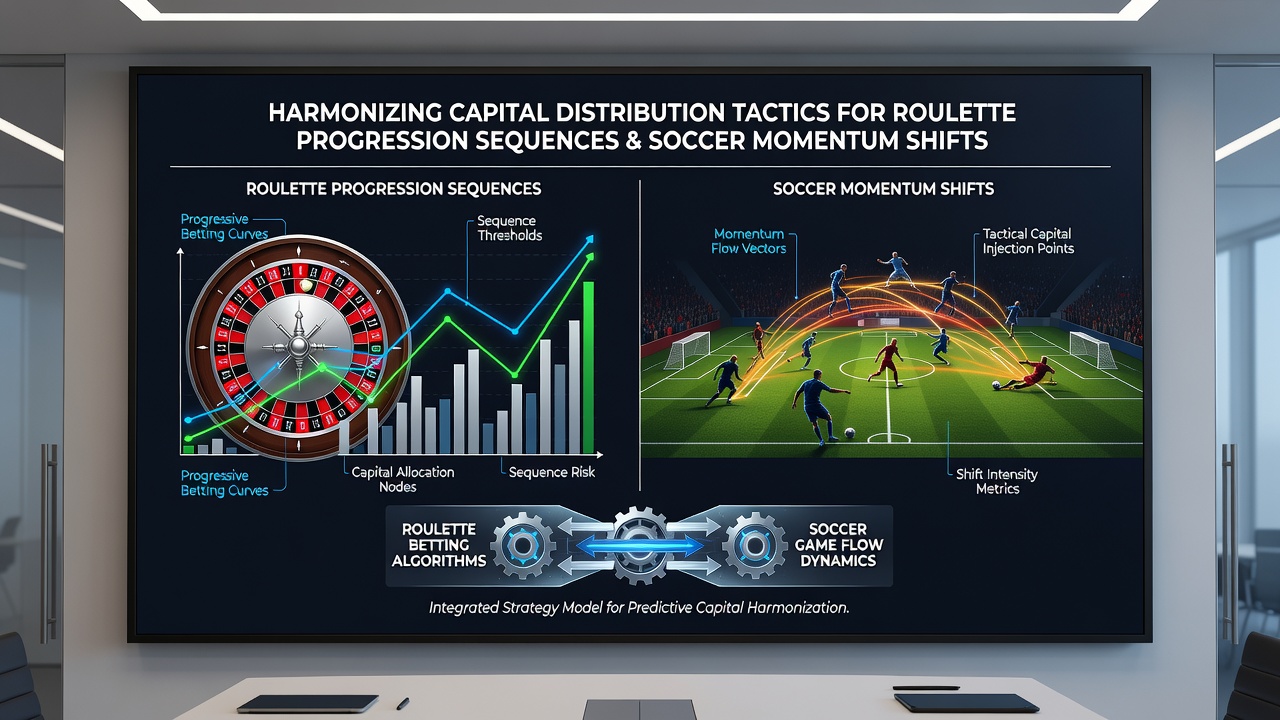 Soccer match in progress with overlaid betting probability charts and momentum indicators